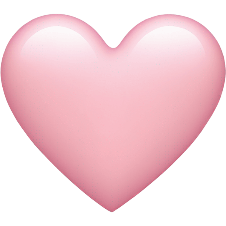 Light pink heart emoji