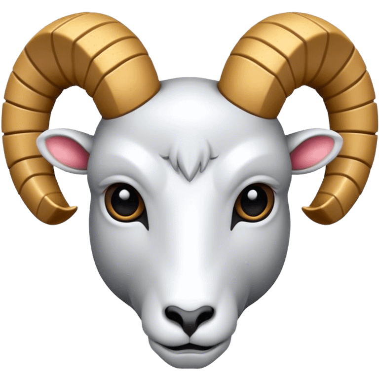 Futuristic Ram(Goat) head  emoji