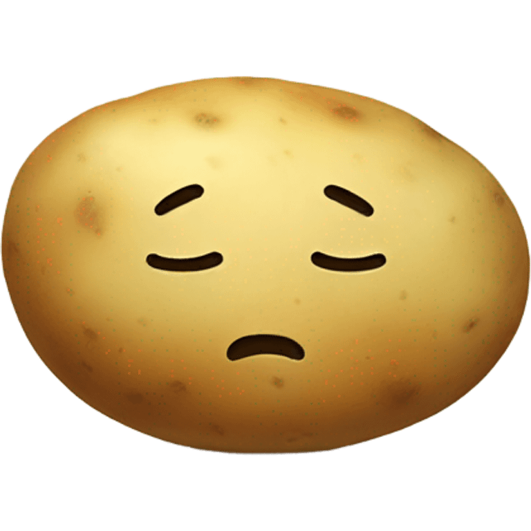 sleepy potato emoji