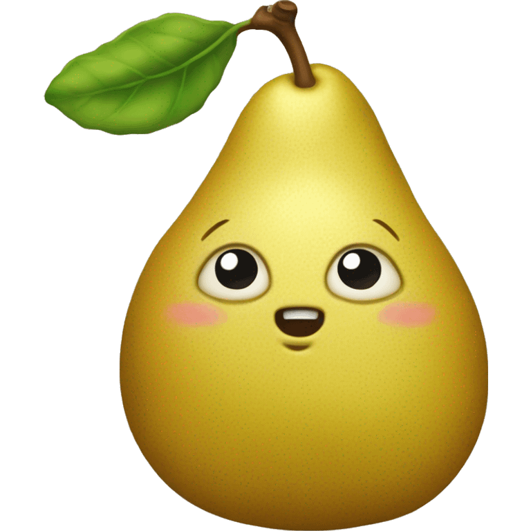 GOLDEN PEAR emoji