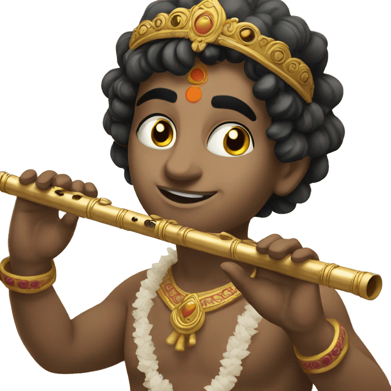  krishna flute emoji