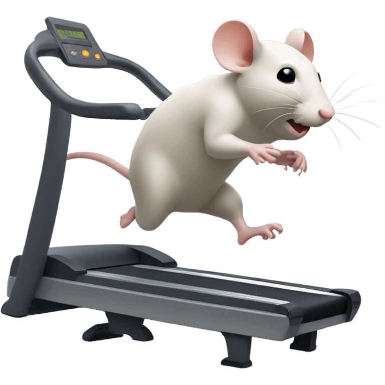 Rat on treadmill  emoji