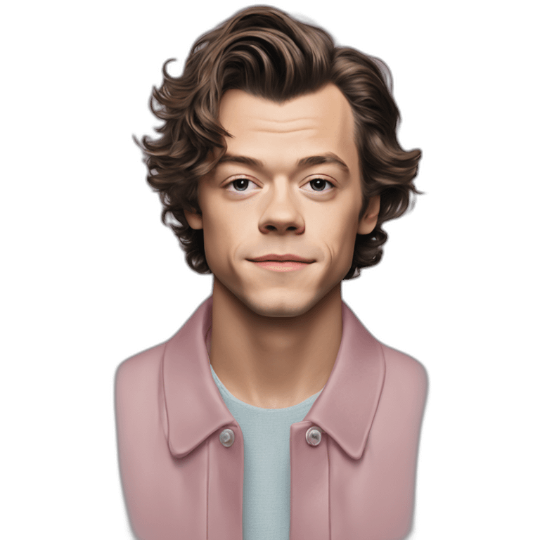 Harry styles in fine line album cover emoji