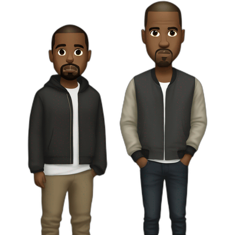 kanye west and jayz emoji