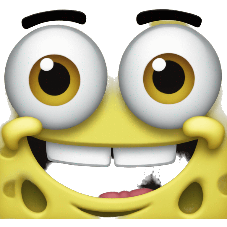 Spongebob Smiling emoji