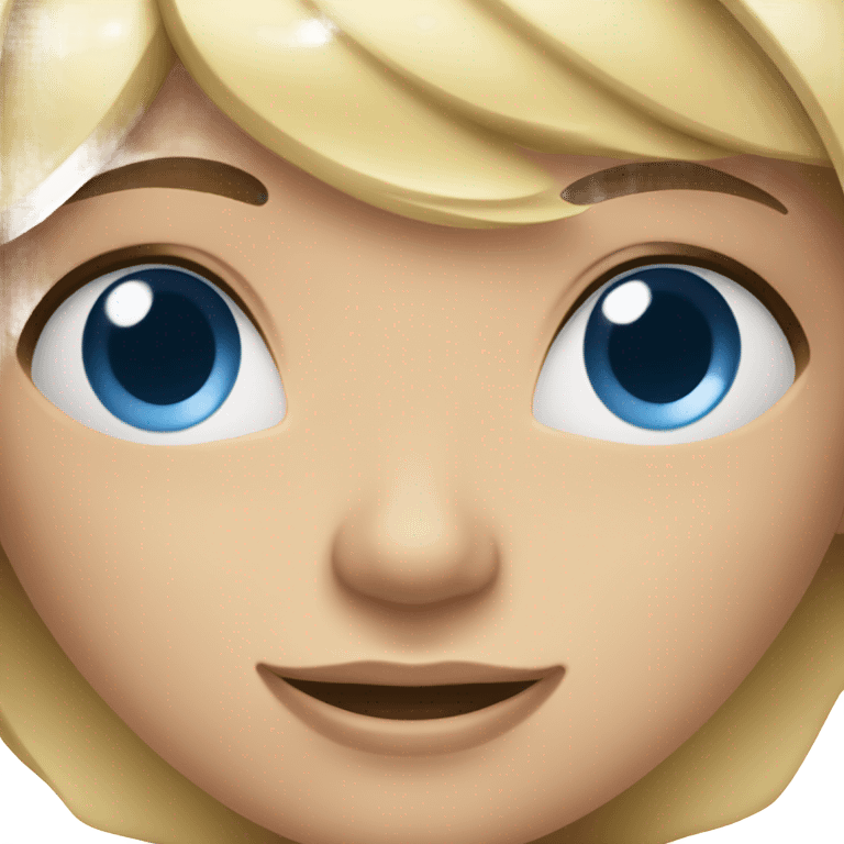   Blonde blue Girl Nailed it emoji