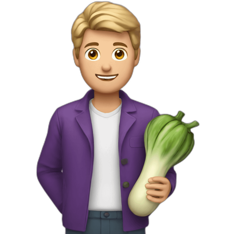 christopher luxon holding eggplants emoji