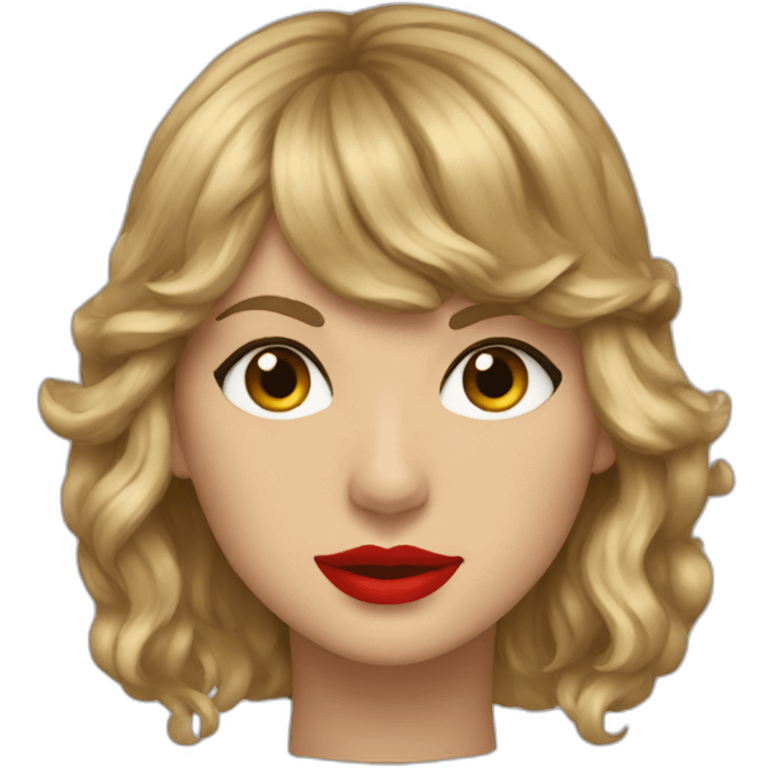 red Taylor swift emoji