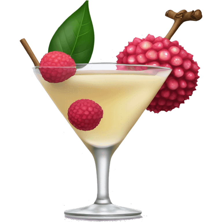 Lychee martini emoji