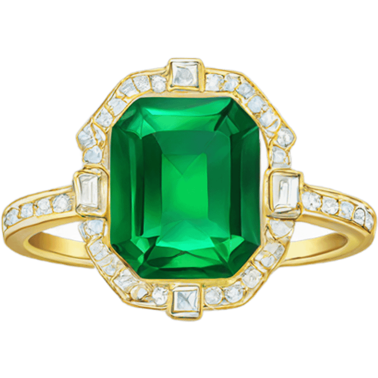 emerald ring emoji