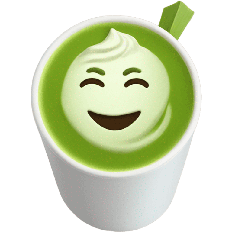 Matcha latte  emoji