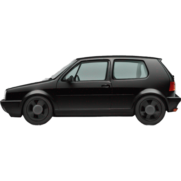 Volkswagen golf 4 black emoji