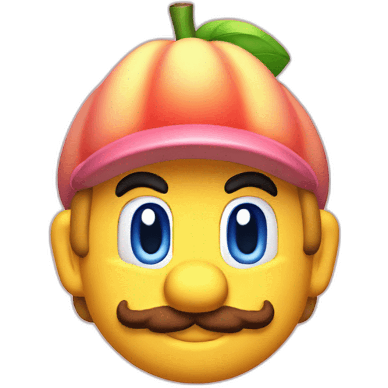 mario peach emoji