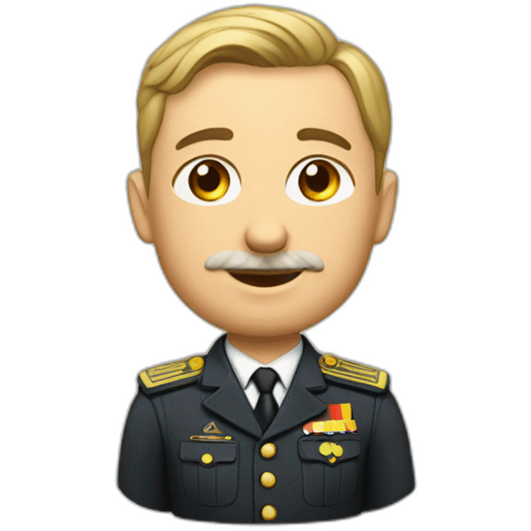 Un haut dignitaire allemand avec son uniforme  emoji