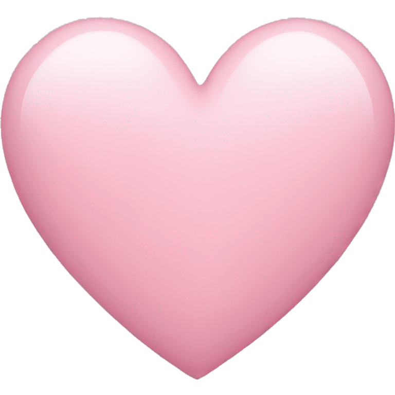 Light pink heart emoji