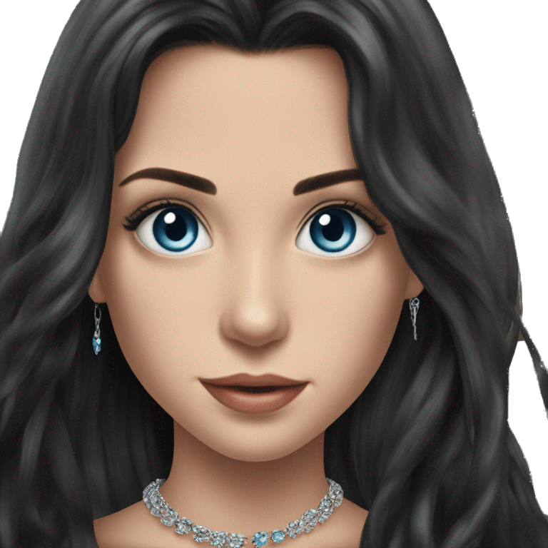 dreamy portrait beauty jewelry smile emoji