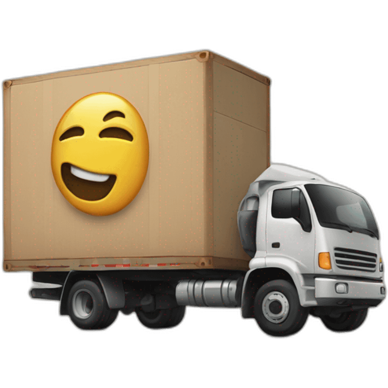 shipping truck emoji