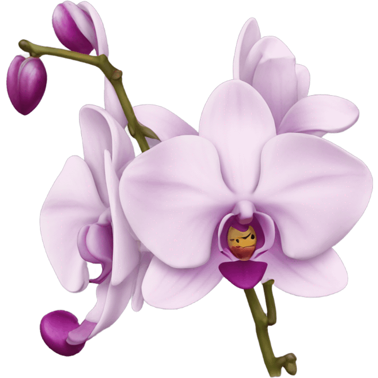 Orchid love emoji