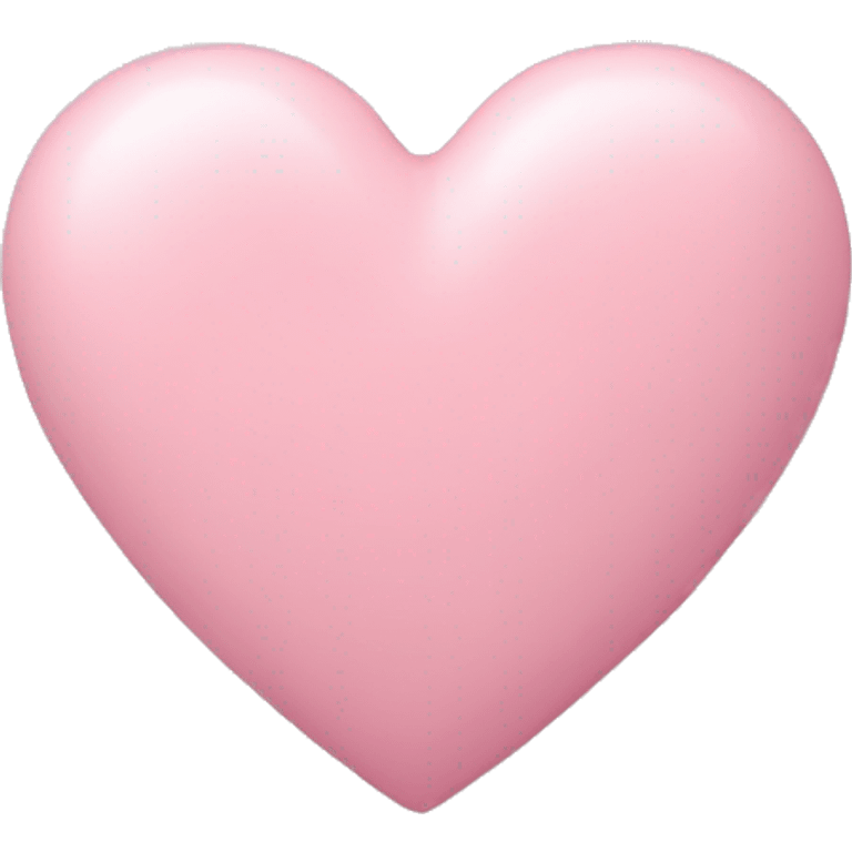 pastel pink heart emoji