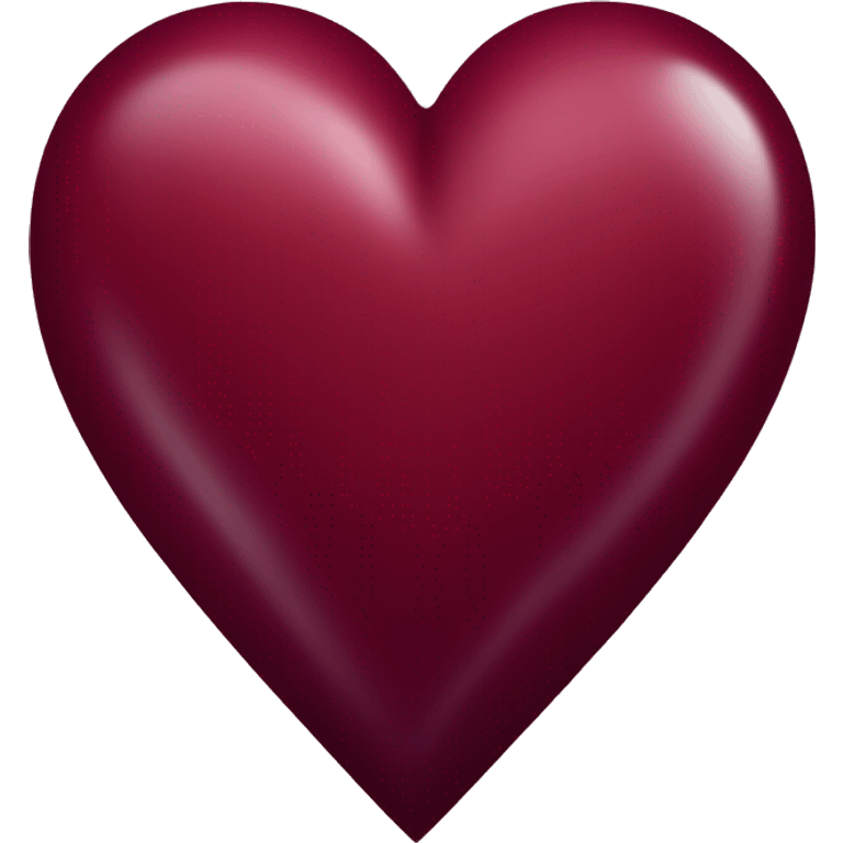 wine red heart emoji