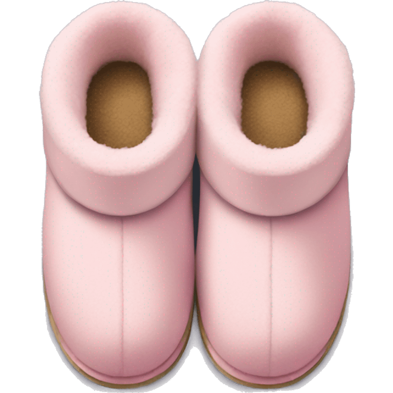 light pink UGG slippers  emoji