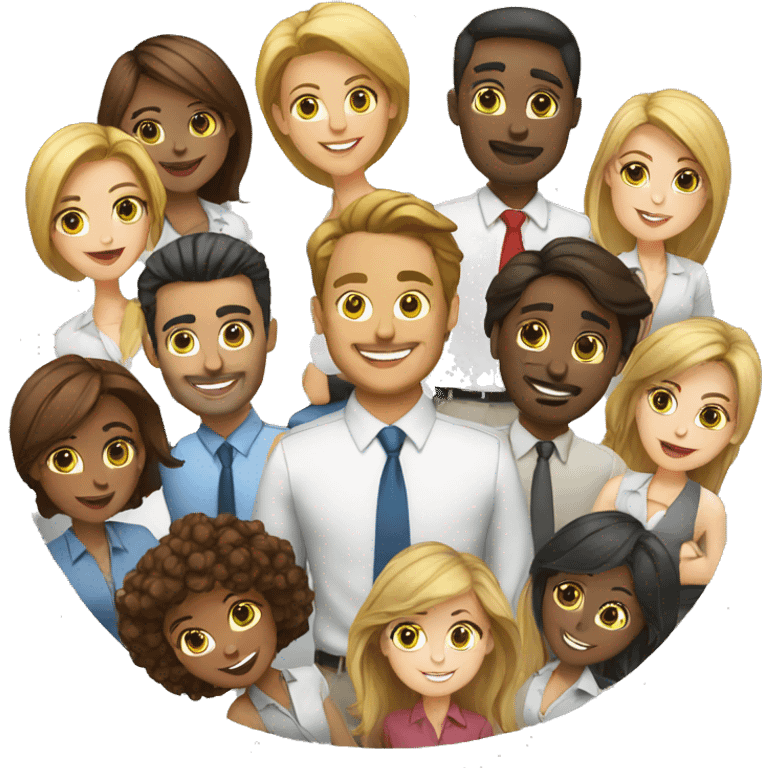 TEAM WORKING TOGETHER OFFICE emoji