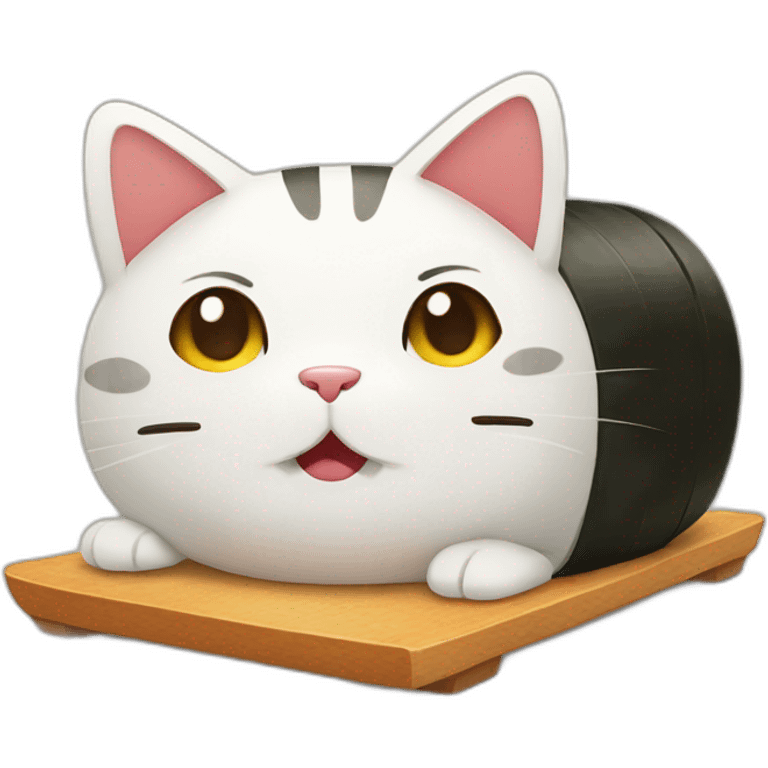 Sushi cat emoji