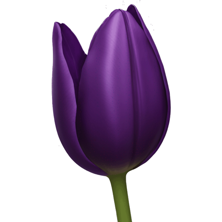 Dark purple Tulip emoji