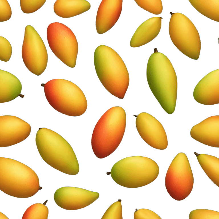 Realistic Mango mango mango  emoji