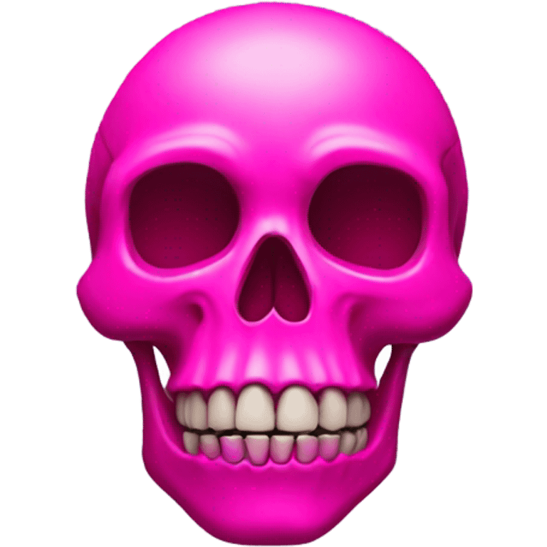 pink skull emoji