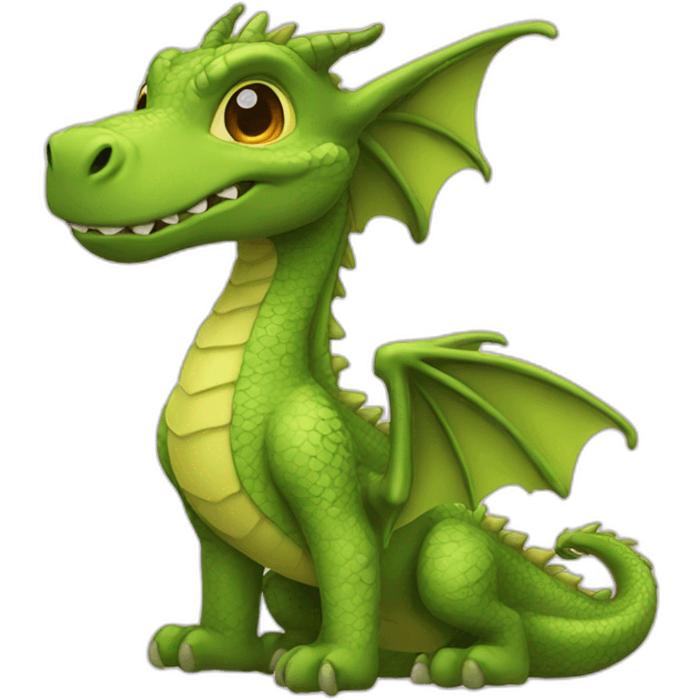 dragon cute romantic emoji