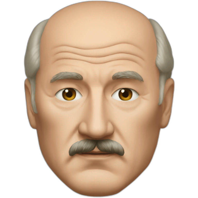 lukashenko in ironman mask head emoji