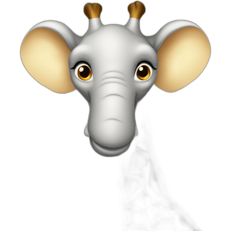 Éléphant girafe emoji