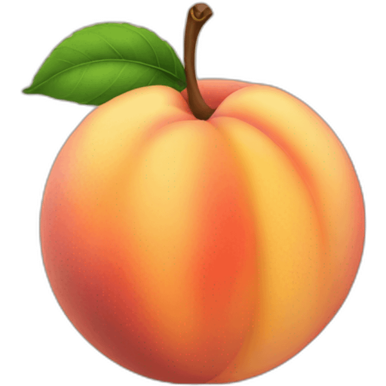 Peach emoji