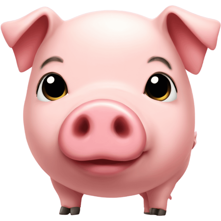 cute pig bubble butt emoji