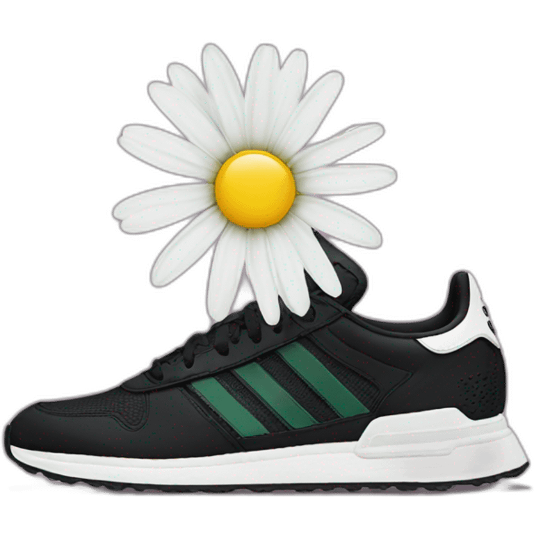 Daisy with adidas foot emoji