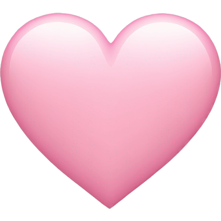 Light pink heart emoji