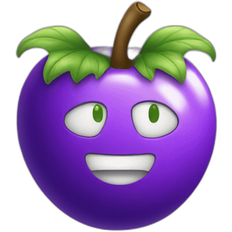 ultraviolet fruit logo emoji