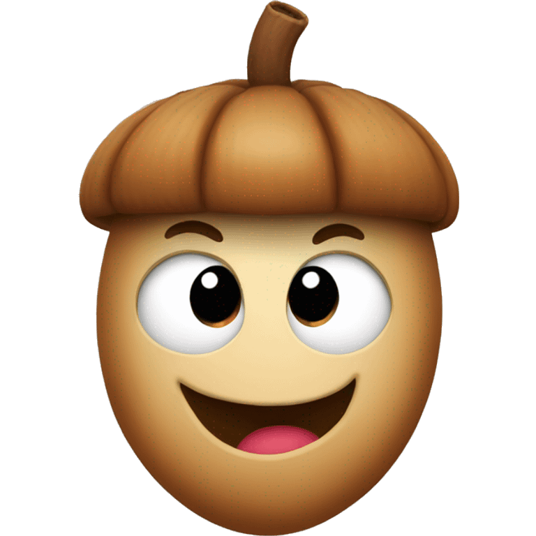 acorn head emoji