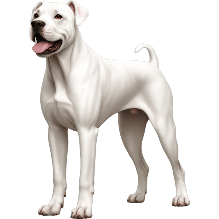 Dogo Argentino Dog Breed Full Body emoji