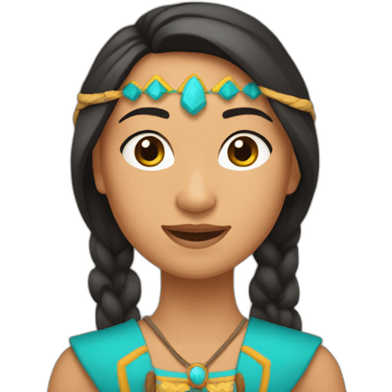 Pocahontas Kazakh emoji