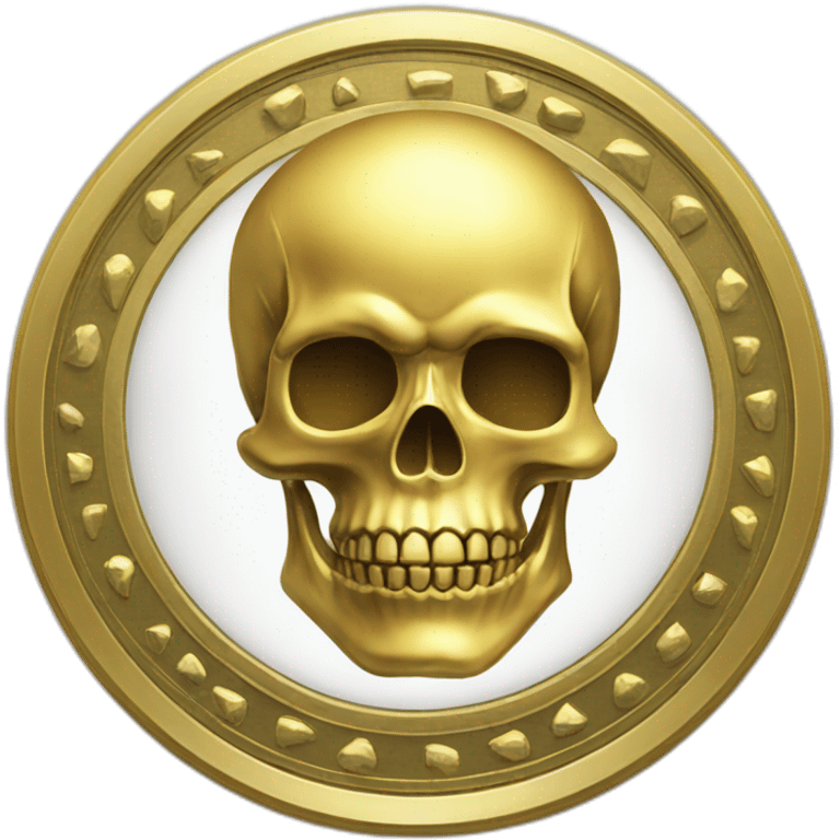 Golden Skull Coin emoji