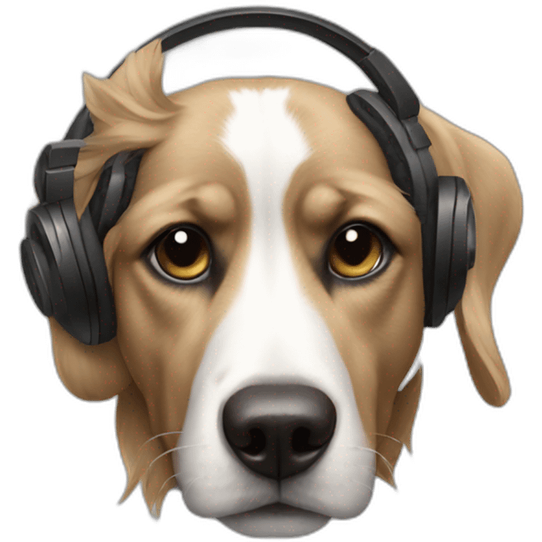 Dj dog emoji