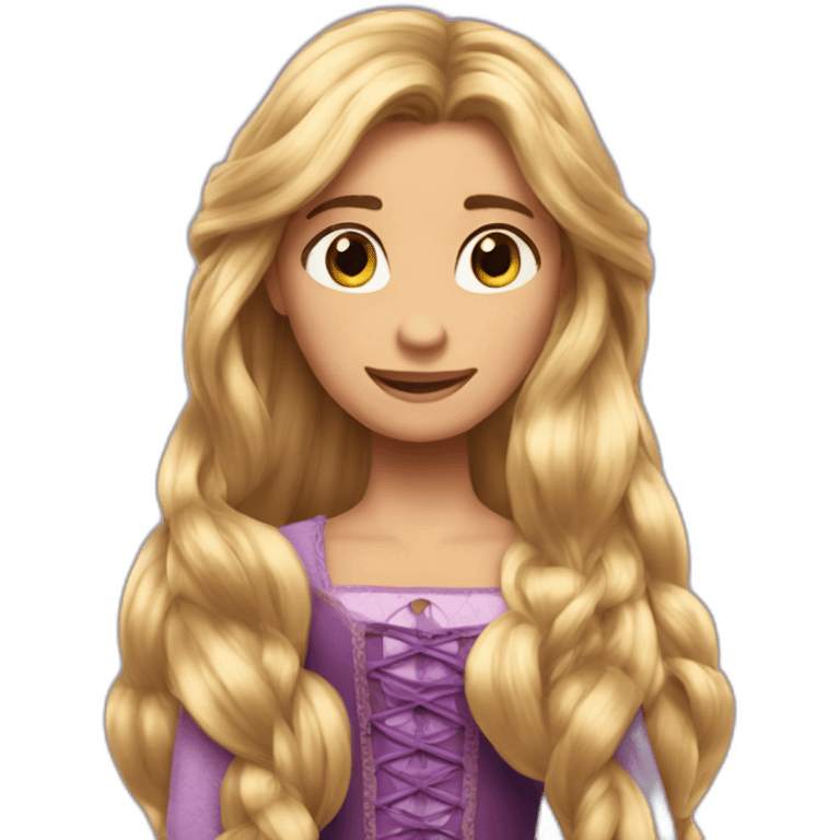 Rapunzel Witz Long hair emoji