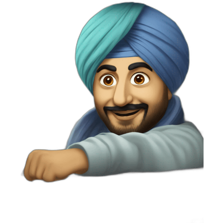 Sidhu moose wala in car emoji