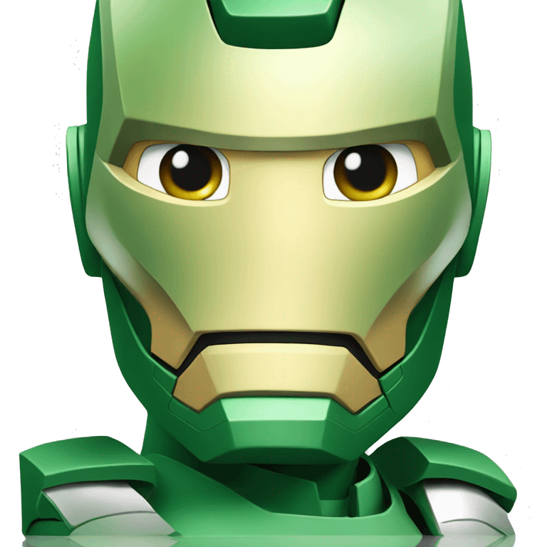 iron man pero de color verde emoji