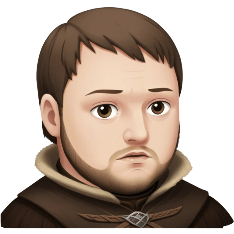 Samwell Tarly from game of thrones emoji