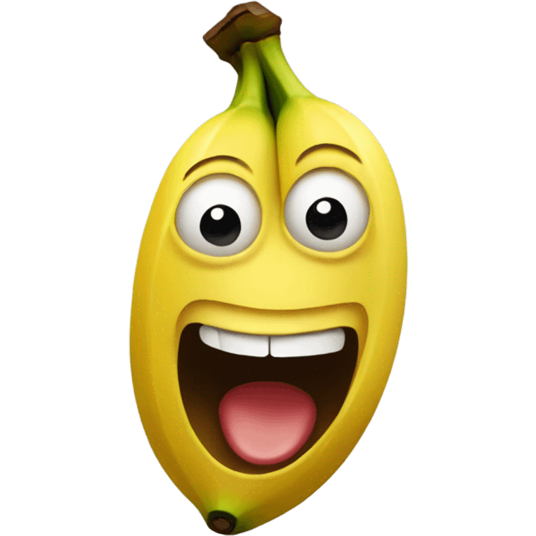 Talking banana emoji