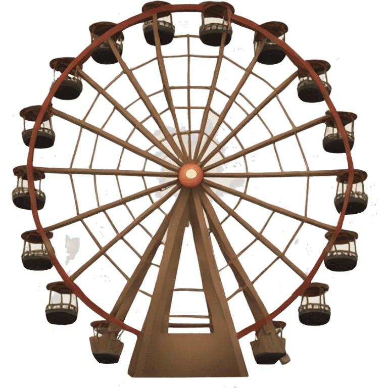 brown vintage ferris wheel  emoji