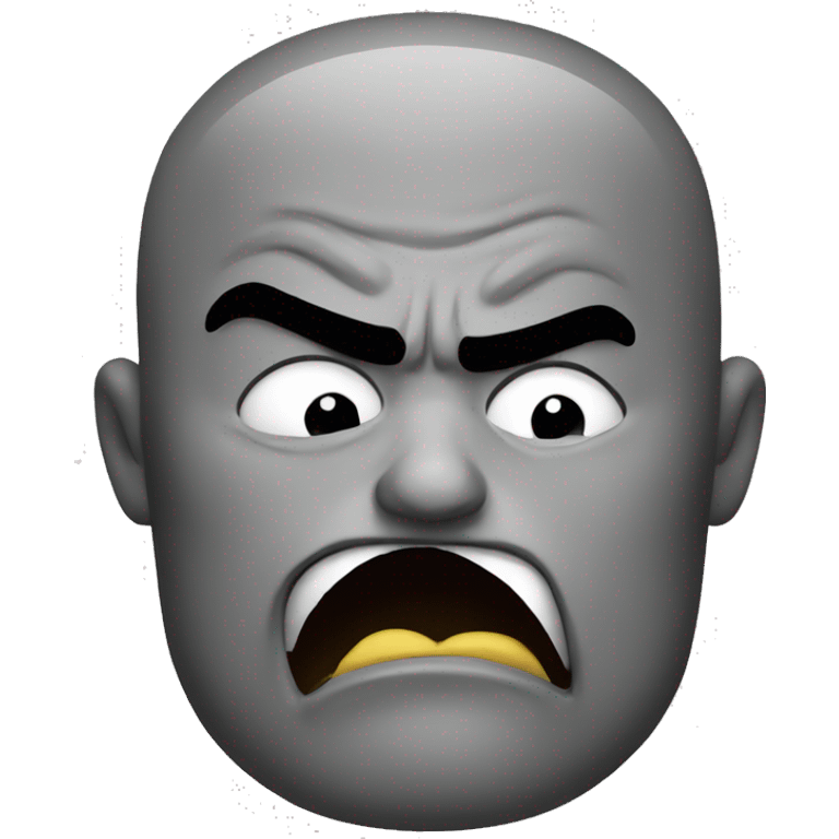 A angry face with tungue emoji